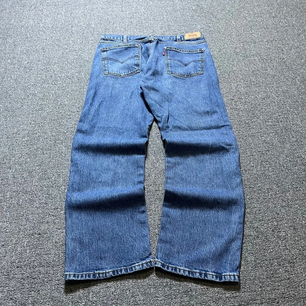 Levi's 557 Jeans 34x30 Blue Relaxed Boot Leg Denim Skater 90s Style